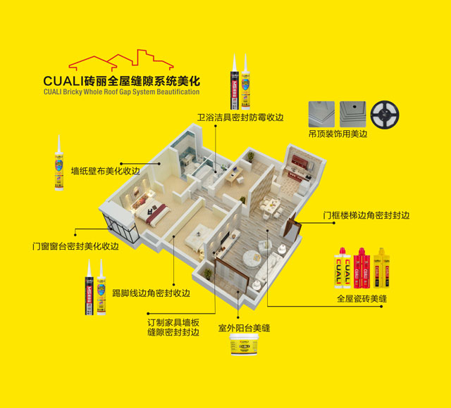 CUALI砖丽—全屋缝隙系统美化 CUALI砖丽—全屋缝隙系统美化